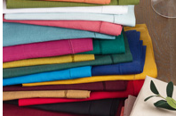 Saro Hemstitched Dinner Napkin Jasper 20x20