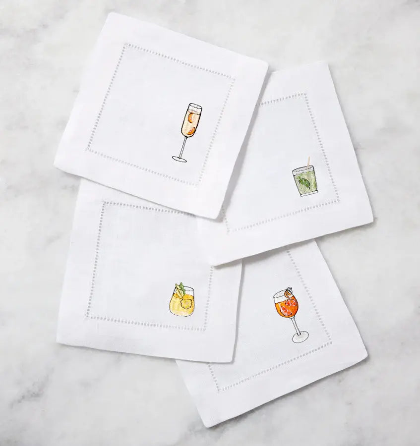 Aperitivo Cocktail Napkins, Set of Four