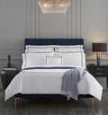 Sferra Grande Hotel Pillow Case Set STD  White Cadet