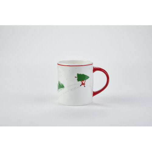 Running Santa Mug