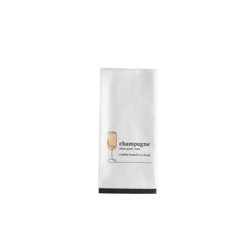 Champagne Tea Towel