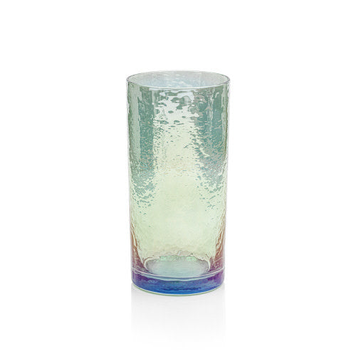 Zodax Aperitivo Highball Glass Luster Blue