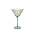 Zodax Aperitivo Martini Glass Blue Luster