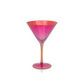 Aperitivo Martini Glass, Luster Red