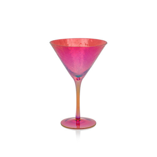 Aperitivo Martini Glass, Luster Red