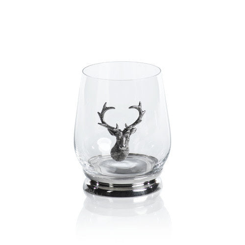 St. Anton Pewter and Glass Tumbler