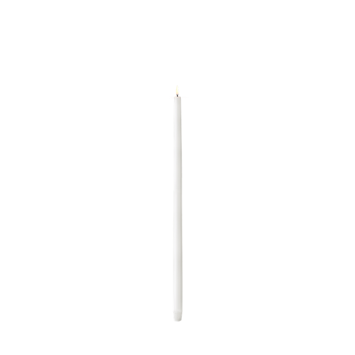 Uyuni 75cm White Taper, Battery operated