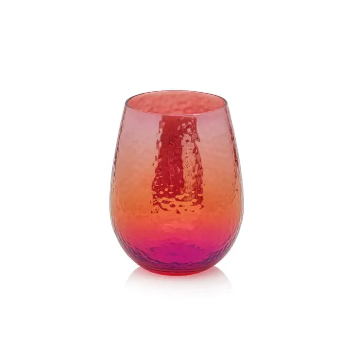 Aperitivo Stemless All-Purpose Glass, Luster Red