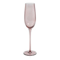 Madeleine Optic Glassware Champagne Flute
