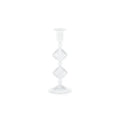 Candeliere Glass Taper Holder, 10"