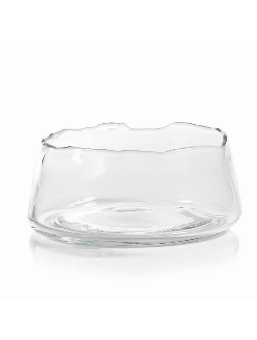 Zodax Manarola Glass Bowl, Clear